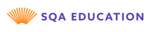 horizontal logo SQA education